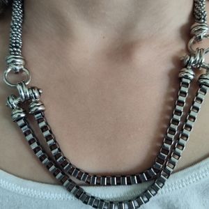 Silver necklace